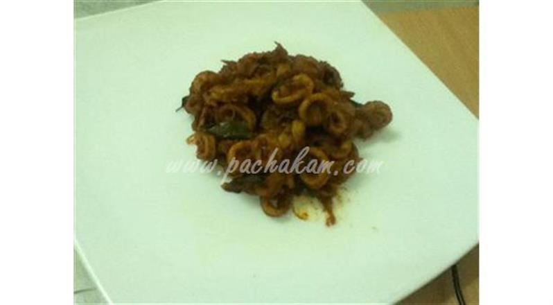 Spicy Squid (Koonthal) Curry