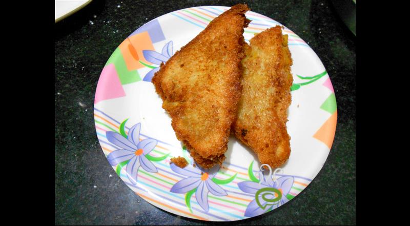 Stuffed Bread  Deep Fry