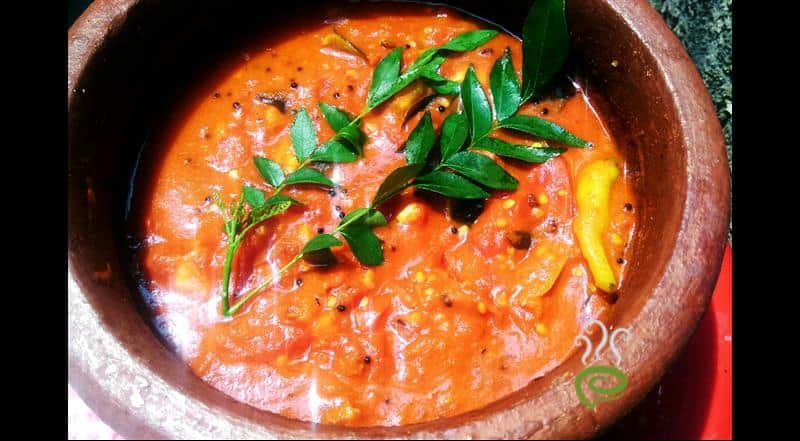 Thakkali Chutney Recipe - Nadan Kerala Style
