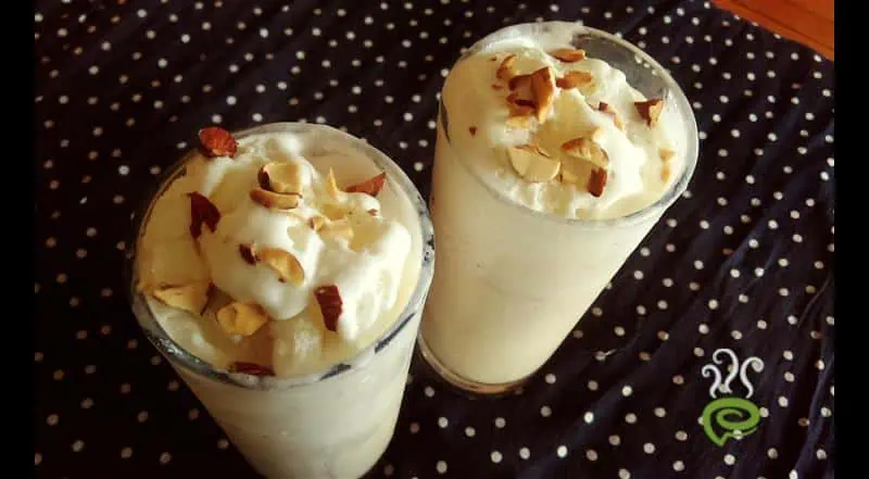 Toasted Almond Ice Cream Shake