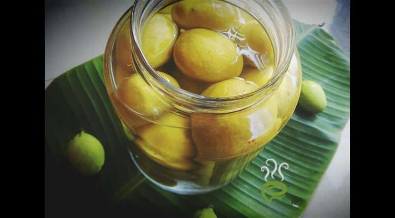 Uppilitta Kannimanga Recipe-Salted Tender Mangoes In Brine