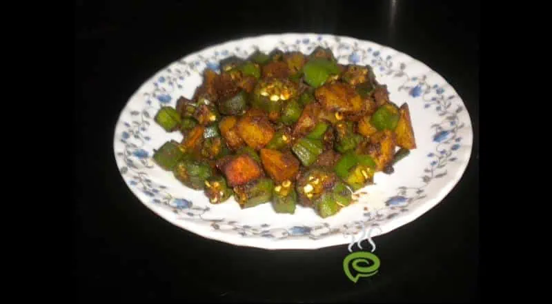 Vendakkai (Lady’s Finger), Urulakkizhangu (Potato) Roast