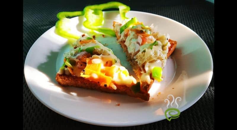 Wheat Bread Veg Pizza