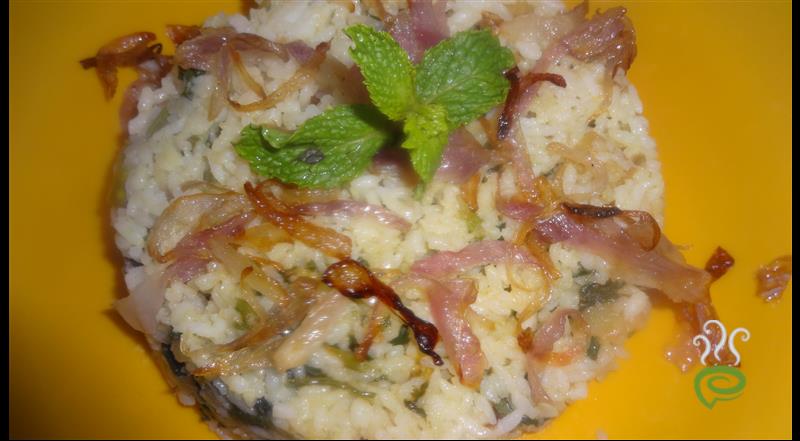 Aloo Spinach Biriyani