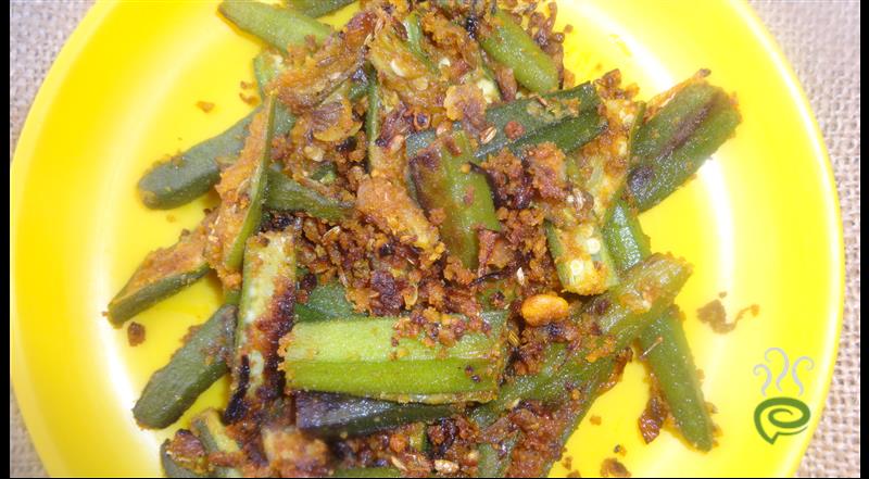 Besan Bhindi Masala | Okra In Spiced Gram Flour