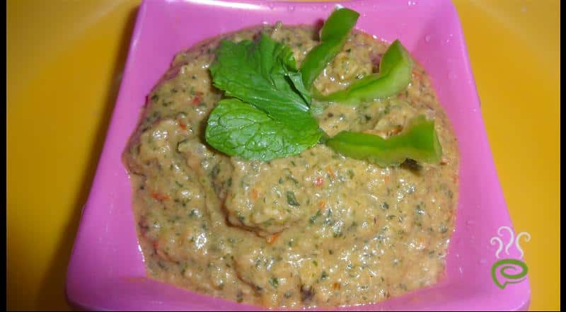 Capsicum Mint Chutney