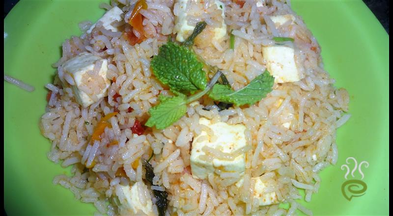 Simple Paneer Rice