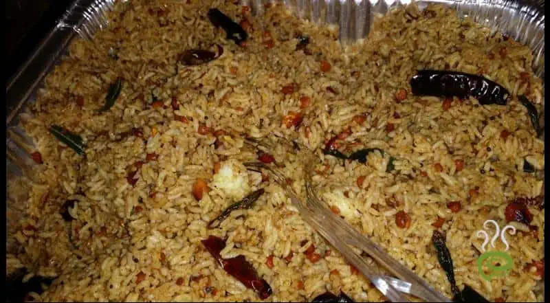 Tamarind Rice (Puliyodharai)