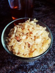 Sweet Aval With Jaggery and Coconut | Vella Aval – pachakam.com