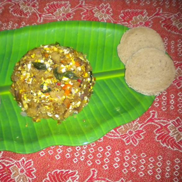 Bread Egg Uppuma