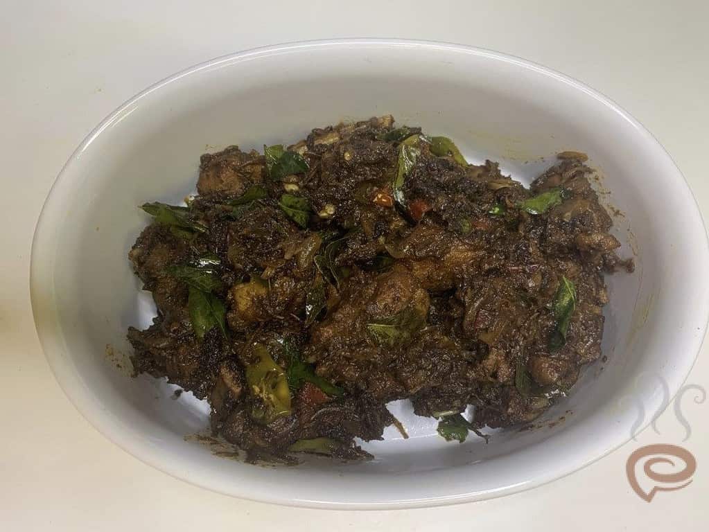 Nadan Mutton Roast | Mutton Varattiyathu with Video