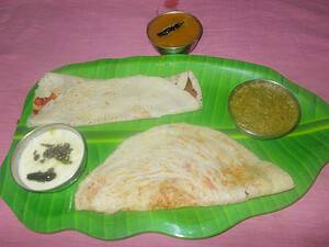 Indian Coffee House Style Beetroot Masala Dosa