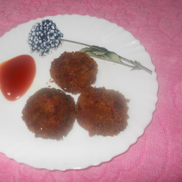 Indian Coffee House Style Vegetable Cutlet