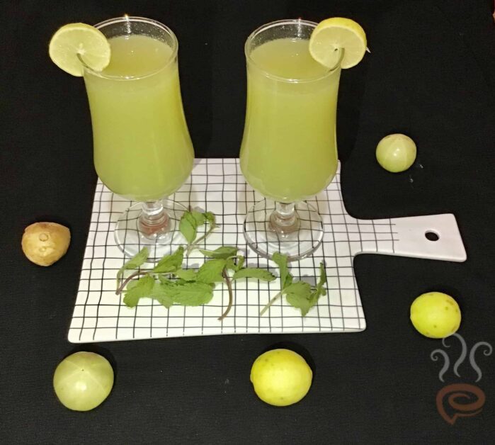 Gooseberry Mint Lemonade