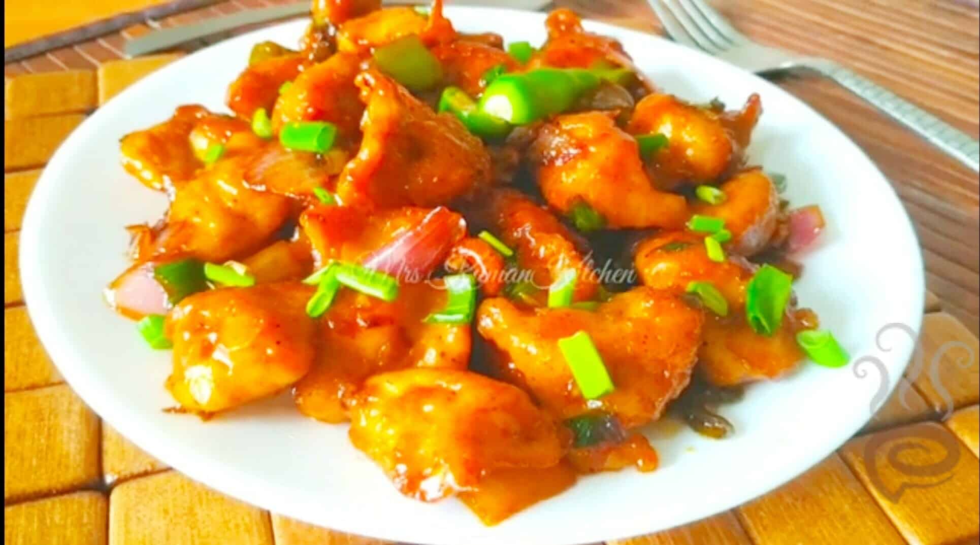 Chinese Restaurant Style Chilli Chicken With Video