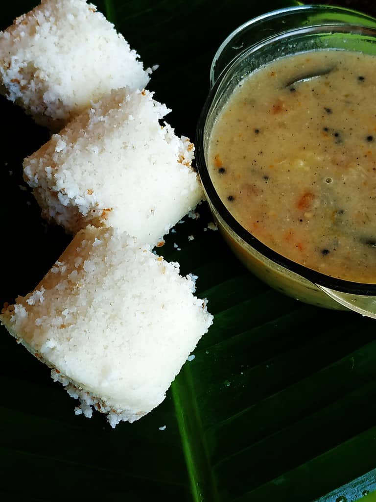 Cooked Rice Puttu | Soft Puttu Using Frozen Cooked Rice