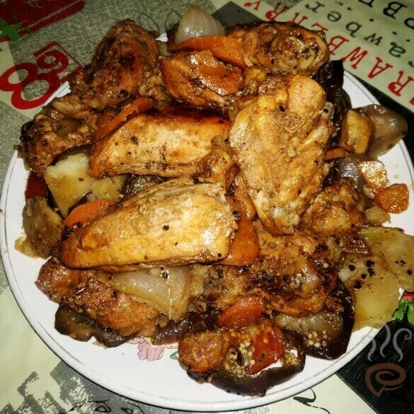 Pan Grilled Chicken With Vegetables – pachakam.com