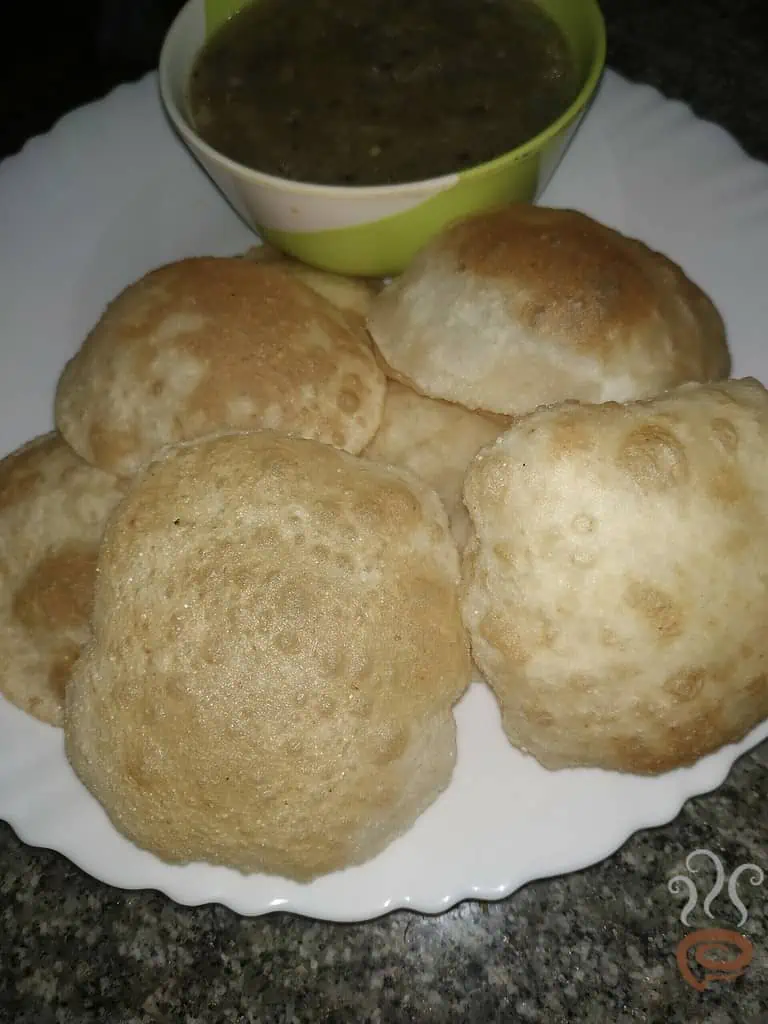 Rava Poori | Semolina Poori