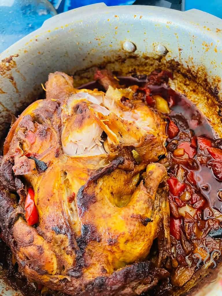 Capsicum Chicken | Simple and Easy Full Chicken