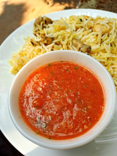 Arabic Tomato Chutney Mandi Sauce Mandi Chutney Recipe