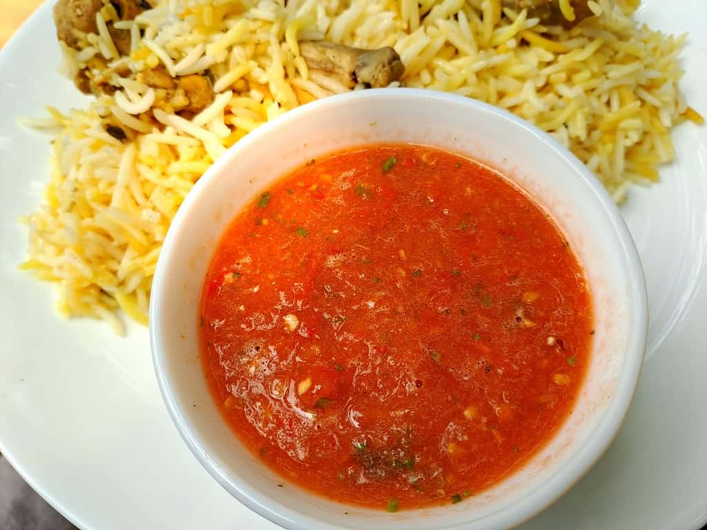 Arabic Tomato Chutney Mandi Sauce Mandi Chutney