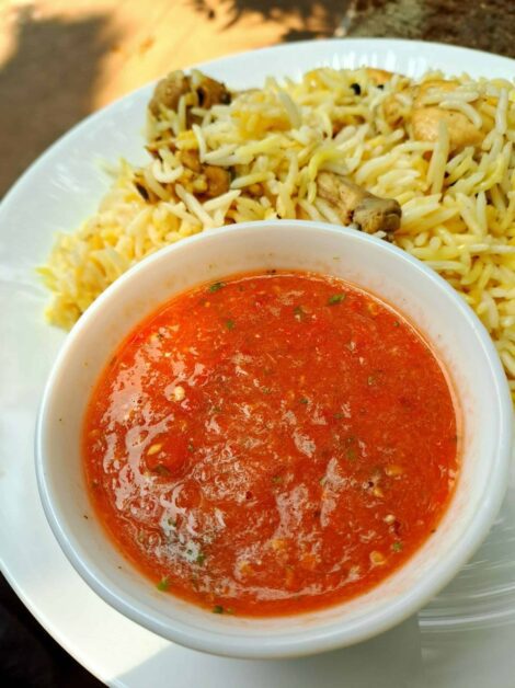 Arabic Tomato Chutney Mandi Sauce Mandi Chutney Recipe