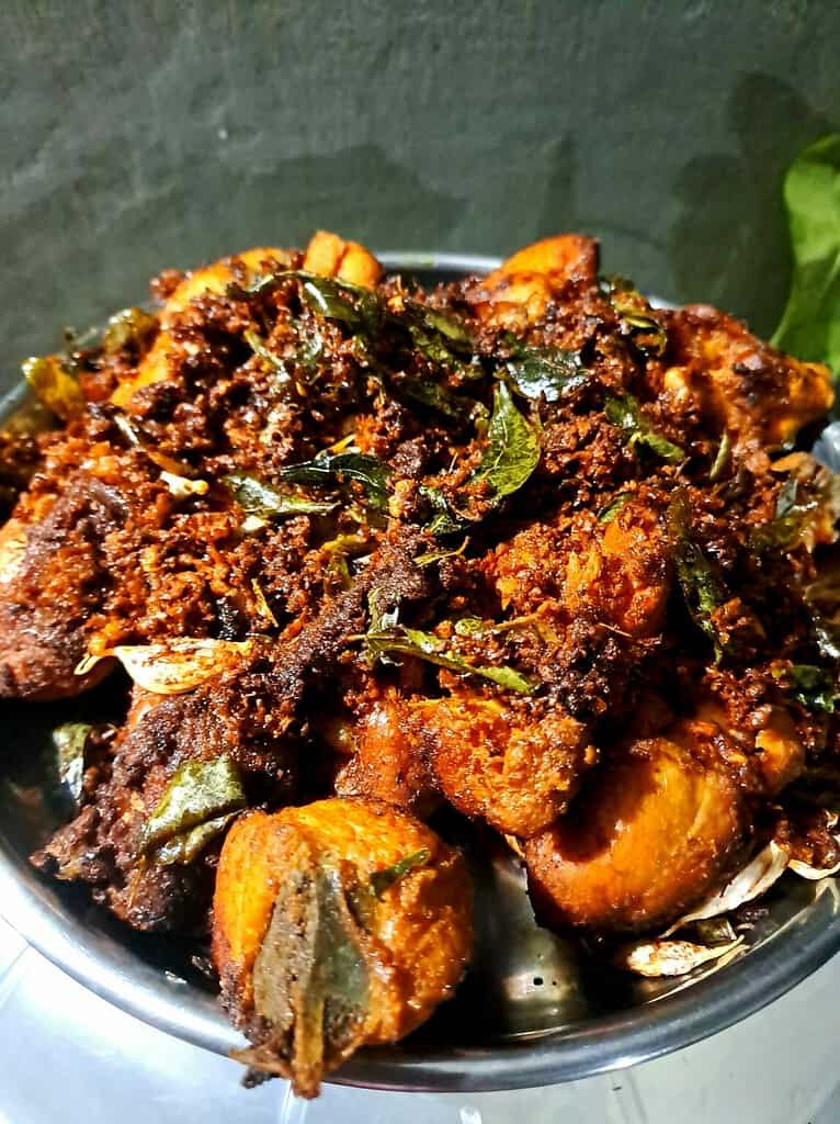 Payyoli Chicken Fry | Chicken Coconut Fry