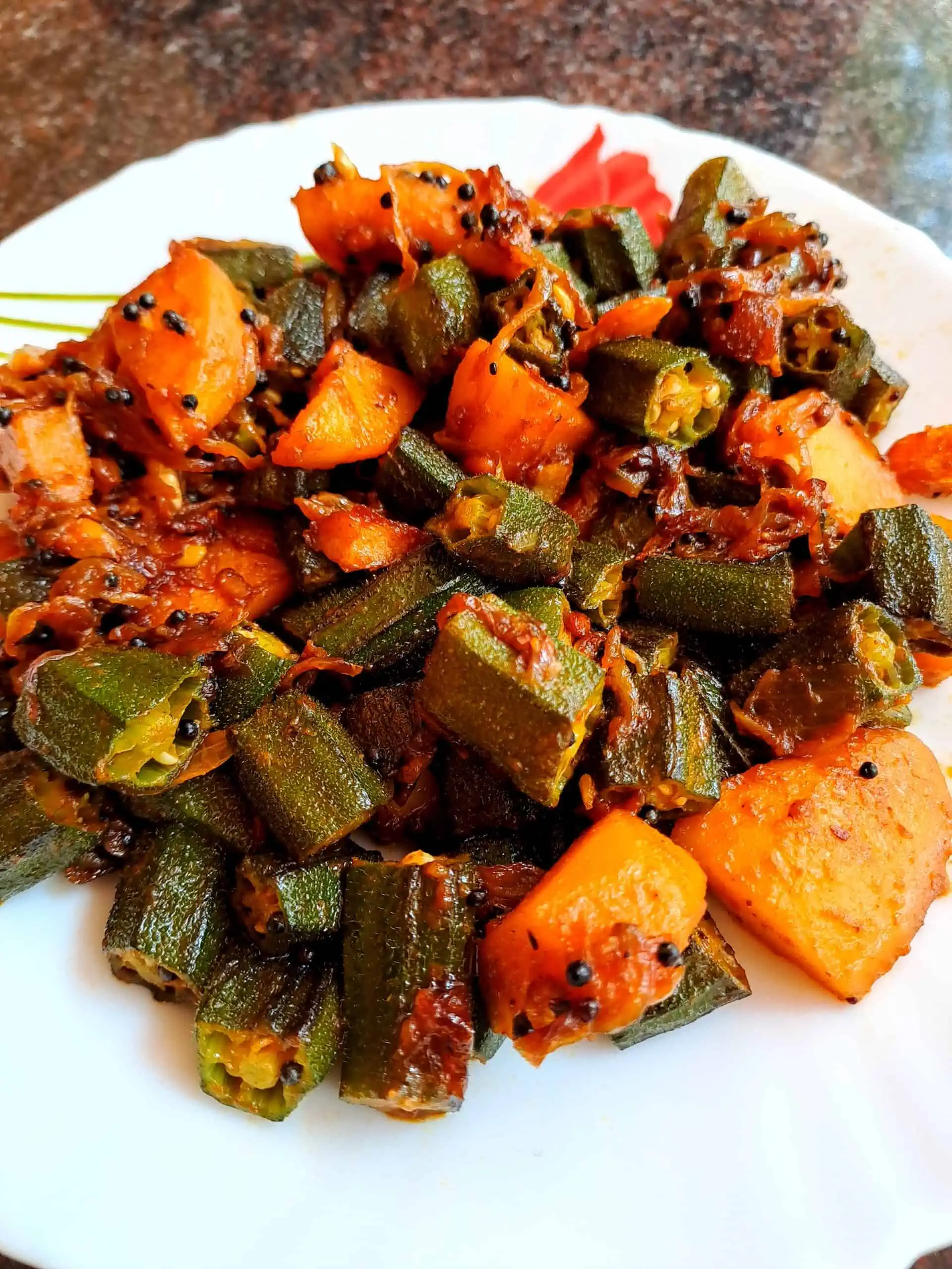 Aloo Bhindi Fry