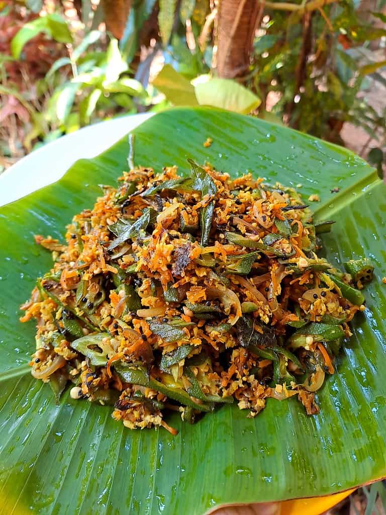 Vendakka Carrot Stir Fry | South Indian Vegetarian Delight