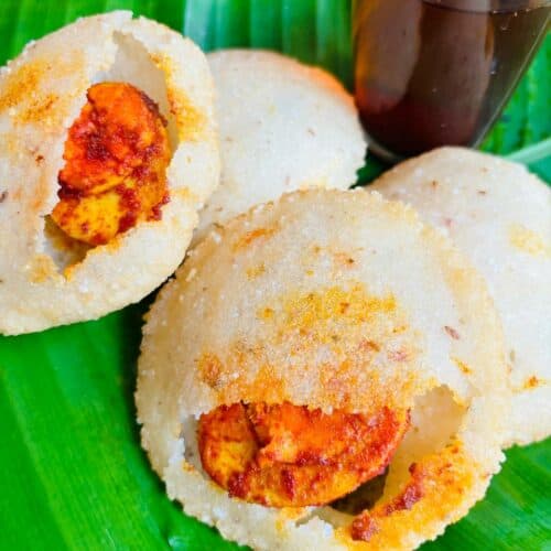 Poricha Pathiri With Egg Fry (Video)