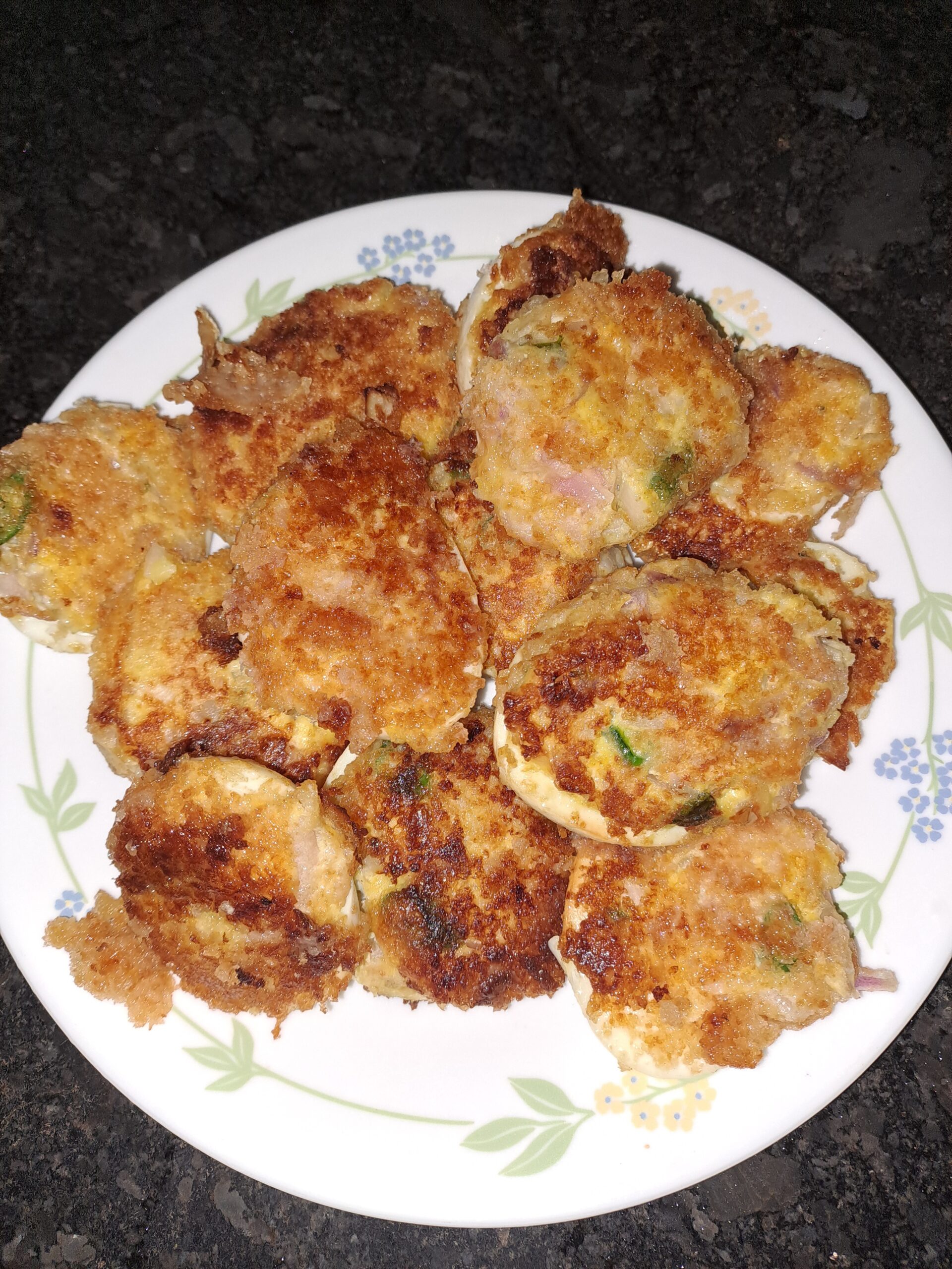 Fried Stuffed Eggs | Fried Eggs with Filling